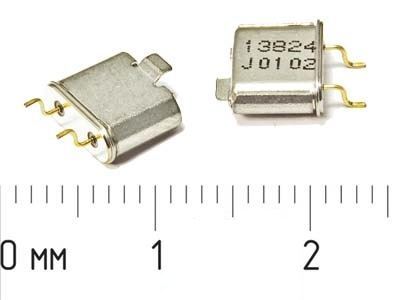 Кварцевый резонатор 13,824 МГц - 13824 SMC-UM5A 18 20 1Г (13824 J0102)