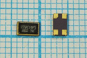 Кварцевый резонатор 27 МГц - 27000 SMD04025C4 18 30 30/-20~70C SX4025 1Г