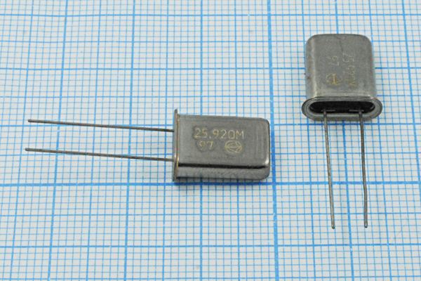 Кварцевый резонатор 25,92 МГц - 25920 HC49U S РК374МД 3Г (25.920М)
