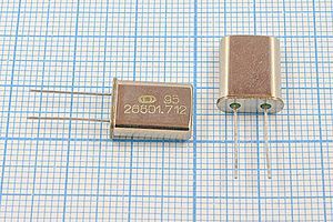 Кварцевый резонатор 26,601712 МГц - 26601,712 HC49U S 30 30/-10~60C РК367МД-8АС 1Г Кварцевый резонатор 26,601712 МГц - 26601,712 HC49U S 30 30/-10~60C РК367МД-8АС 1Г
