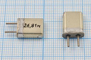 Кварцевый резонатор 26,81 МГц - 26810 HC25U МА 3Г