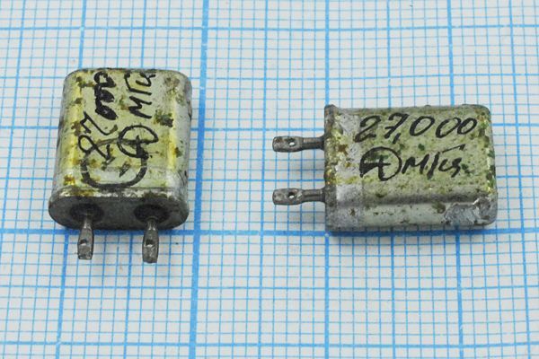 Кварцевый резонатор 27 МГц - 27000 МВ 3Г