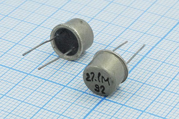 Кварцевый резонатор 27,112 МГц - 27112 ТО96 1Г (27.1М)