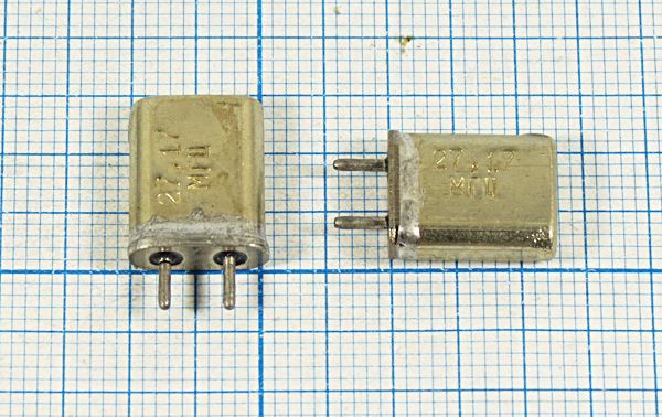 Кварцевый резонатор 27,175 МГц - 27175 HC25U МА 3Г (27.17МГц)