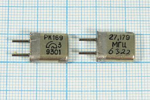 Кварцевый резонатор 27,179 МГц - 27179 HC25U 15 40/-40~70C РК169МА-6ВТ 3Г