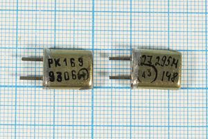 Кварцевый резонатор 27,295 МГц - 27295 HC25U РК169МА 3Г (27.295М) Кварцевый резонатор 27,295 МГц - 27295 HC25U РК169МА 3Г (27.295М)