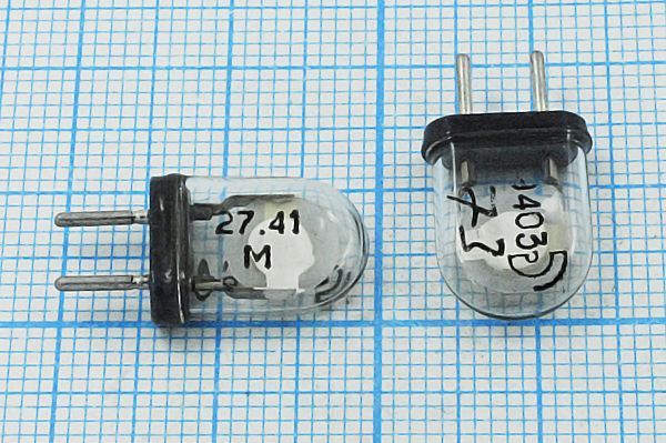 Кварцевый резонатор 27,41 МГц - 27410 КА 3Г (27.41 М)
