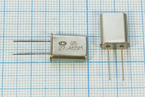 Кварцевый резонатор 27,465 МГц - 27465 HC49U РК374МД 3Г (27.465М) Кварцевый резонатор 27,465 МГц - 27465 HC49U РК374МД 3Г (27.465М)