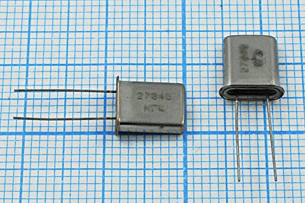 Кварцевый резонатор 27,84 МГц - 27840 HC45U S 1Г XCP (27840 КГЦ)