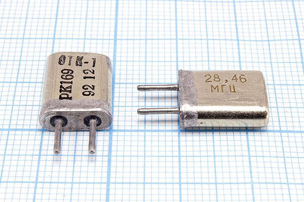 Кварцевый резонатор 28,463 МГц - 28463 HC25U РК169МА 3Г