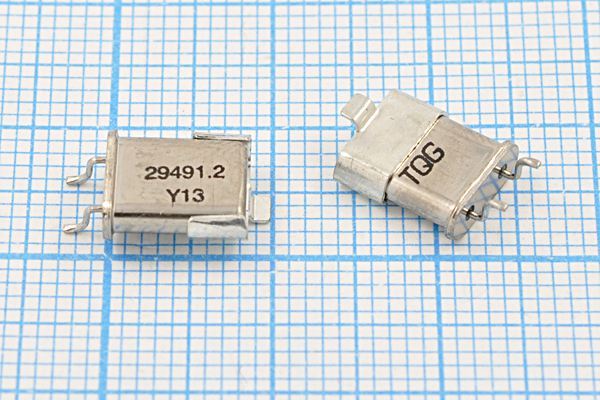 Кварцевый резонатор 29,4912 МГц - 29491,2 SMC-UM1A 32 1Г (29491,2 Y13 TQG)