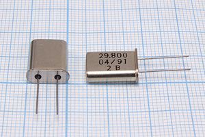 Кварцевый резонатор 29,8 МГц - 29800 HC49U S 3Г (2B)