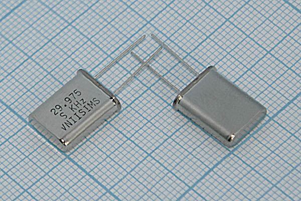 Кварцевый резонатор 29,975 МГц - 29975 HC49U S 15 30/-40~70C РПК01МД-6ВС 3Г