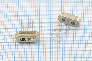 Кварцевый резонатор 30 МГц - 30000 HC49S3-3 20 50 50/-10~60C HC-49S[AEL] 3Г