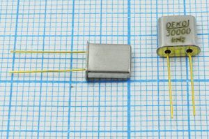 Кварцевый резонатор 30 МГц - 30000 UM1 S 30 40/-10~60C РК422-8АТ 1Г (DEKO) Кварцевый резонатор 30 МГц - 30000 UM1 S 30 40/-10~60C РК422-8АТ 1Г (DEKO)