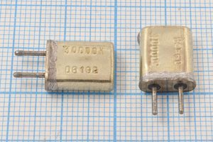 Кварцевый резонатор 30 МГц - 30000 HC25U МА 1Г (30000К)