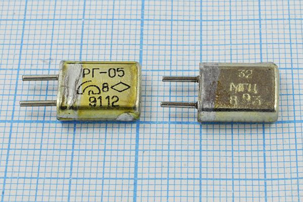 Кварцевый резонатор 32 МГц - 32000 HC25U 15 20/-10~60C РГ05МА-14БП 3Г