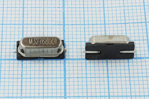 Кварцевый резонатор 32,768 МГц - 32768 SMD49S4 SMD49S 3Г (M32768DOT)