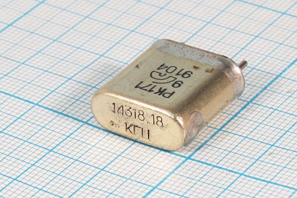 Кварцевый резонатор 14,31818 МГц - 14318,18 HC6U РК171БА 1Г