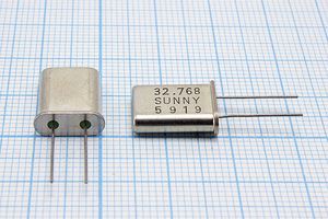 Кварцевый резонатор 32,768 МГц - 32768 HC49U 30 SA[SUNNY] 3Г (SUNNY)