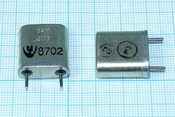 Кварцевый резонатор 34 МГц - 34000 HC6U БА 3Г