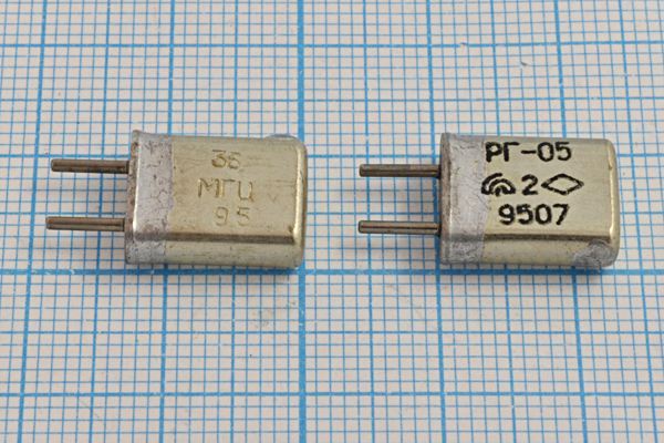 Кварцевый резонатор 36 МГц - 36000 HC25U РГ05МА 3Г