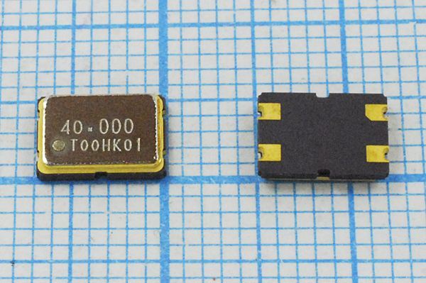 Кварцевый резонатор 40 МГц - 40000 SMD07050C4 12 SX-7[SM] 3Г (TODHK01)