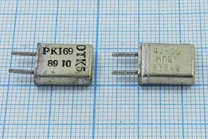 Кварцевый резонатор 40 МГц - 40000 HC25U РК169МА 3Г (40.0МГЦ РК169)