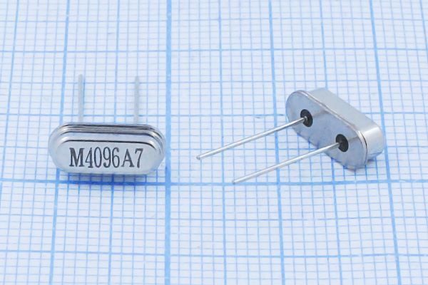 Кварцевый резонатор 40,96 МГц - 40960 HC49S3 12 3Г (M4096)