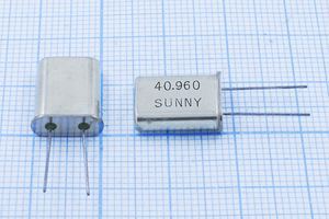 Кварцевый резонатор 40,96 МГц - 40960 HC49U 16 SA[SUNNY] 3Г (SUNNY)