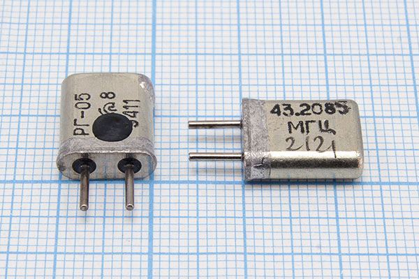 Кварцевый резонатор 43,2085 МГц - 43208,5 HC25U РГ05МА 3Г