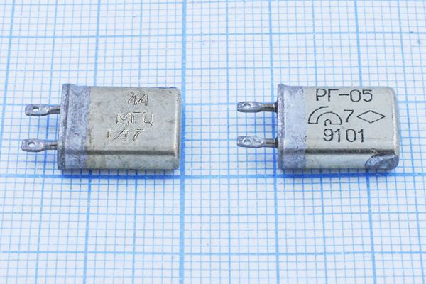Кварцевый резонатор 44 МГц - 44000 МВ РГ05МВ 3Г