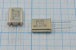 Кварцевый резонатор 46,785 МГц - 46785 HC49U S 15 30/-40~70C РПК01МД-6ВС 3Г