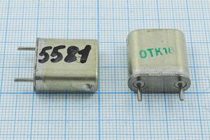 Кварцевый резонатор 5,581 МГц - 5581 HC6U БА 1Г Кварцевый резонатор 5,581 МГц - 5581 HC6U БА 1Г