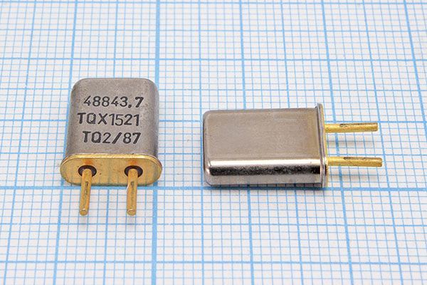 Кварцевый резонатор 48,84375 МГц - 48843,75 HC50U 3Г (48843.75 TQX1521)