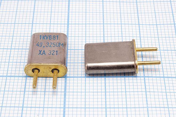 Кварцевый резонатор 49,325 МГц - 49325 HC50U МА 3Г (XA 321 49.3250M)