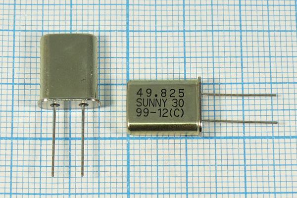 Кварцевый резонатор 49,825 МГц - 49825 HC49U 30 SA[SUNNY] 3Г