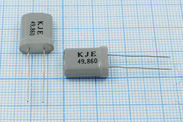Кварцевый резонатор 49,86 МГц - 49860 HC49U 20 3Г +IS +SL (KJE)