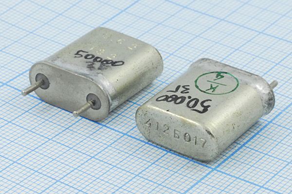 Кварцевый резонатор 50 МГц - 50000 HC6U РК171БА 3Г