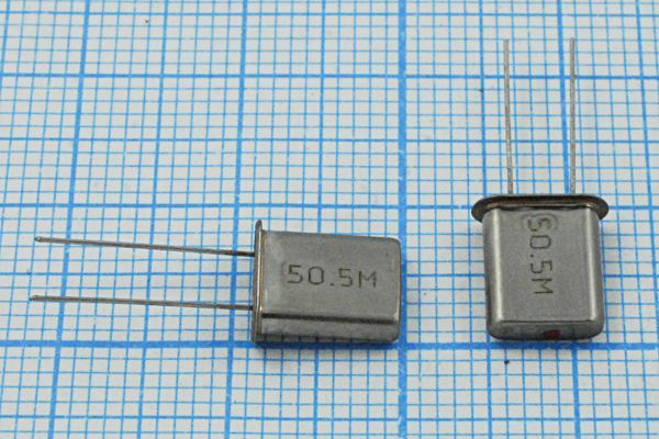 Кварцевый резонатор 50,5 МГц - 50500 HC45U РК45[HC45U] ХСР 3Г