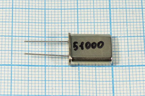 Кварцевый резонатор 51 МГц - 51000 HC49U РК374МД 3Г