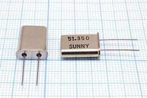 Кварцевый резонатор 51,35 МГц - 51350 HC49U 32 SA[SUNNY] 3Г (51.350 SUNNY)