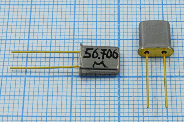 Кварцевый резонатор 56,706 МГц - 56706 UM1 S 3Г