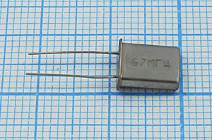 Кварцевый резонатор 67 МГц - 67000 HC45U РК45[HC45U] ХСР 3Г