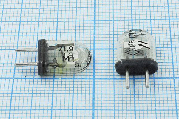 Кварцевый резонатор 71,9 МГц - 71900 КА 10 20/-40~70C К1-5ВП