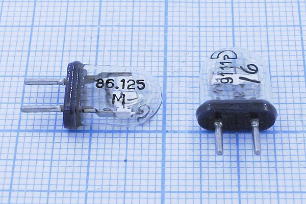 Кварцевый резонатор 86,125 МГц - 86125 КА К1