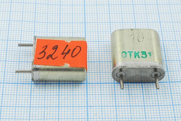 Кварцевый резонатор 3,24 МГц - 3240 HC6U БА 1Г