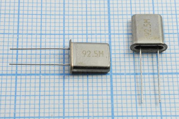 Кварцевый резонатор 92,5 МГц - 92500 HC45U РК45[HC45U] ХСР 5Г