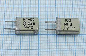 Кварцевый резонатор 100 МГц - 100000 HC25U S РГ05МА 5Г