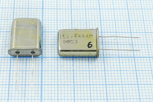 Кварцевый резонатор 111,4444 МГц - 111444,4 HC49U МД 5Г